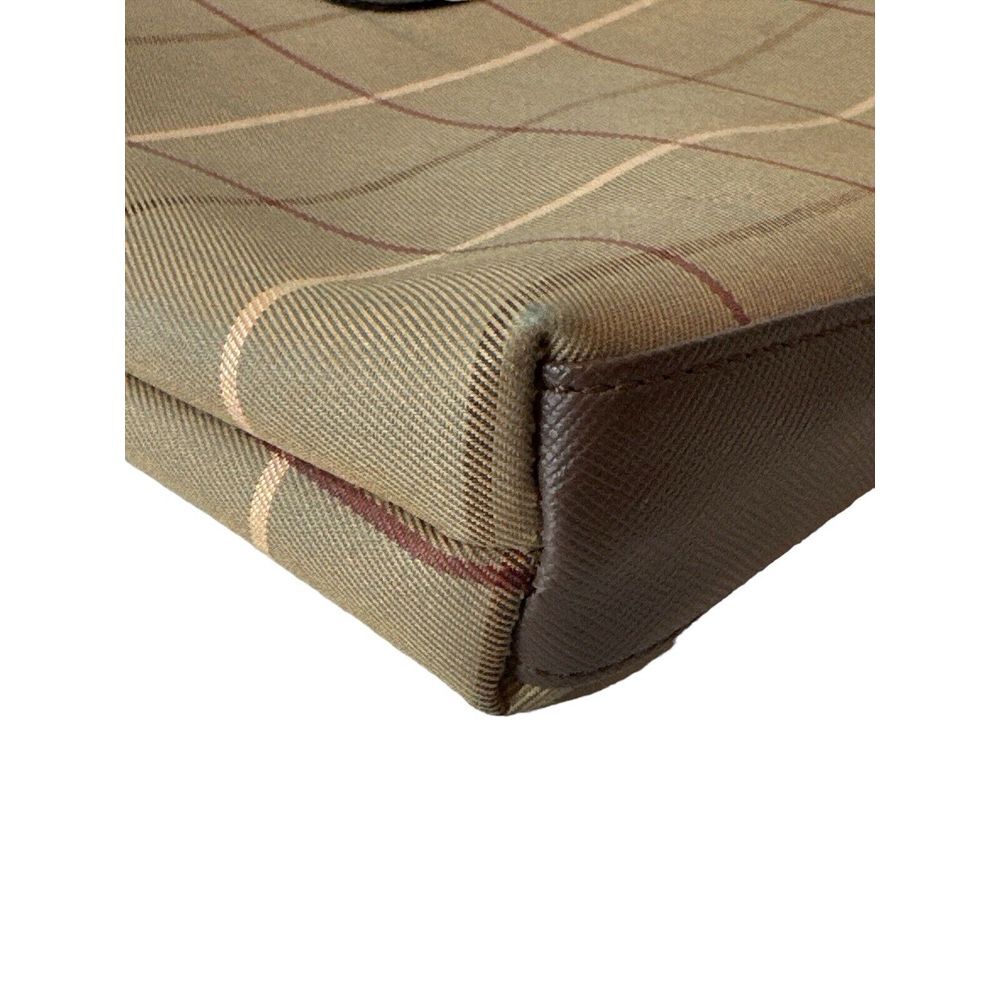 Burberrys Nova Check Clutch Bag Canvas Beige Auth bs12794 - Picture 10 of 13